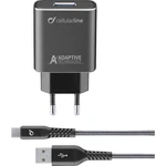 Cellularline  TETRACHSMKIT15WTYC USB nabíjačka do zásuvky (230 V)  1 x USB 2.0 zásuvka A