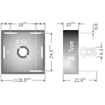 Diotec DB25-16 mostíkový usmerňovač D-63 1600 V 25 A trojfázový