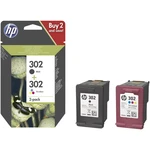 HP 302 Ink cartridge kombinované balenie originál čierna, zelenomodrá, purpurová, žltá X4D37AE sada náplní do tlačiarne