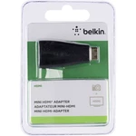Belkin F3Y042bt HDMI adaptér [1x HDMI zástrčka C Mini - 1x HDMI zásuvka] čierna pozlátené kontakty