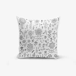 Obliečka na vankúš s prímesou bavlny Minimalist Cushion Covers Flower, 45 × 45 cm