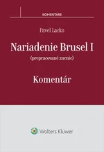 Nariadenie Brusel I Komentár - Pavel Lacko