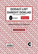 Dodací list - daňový doklad A5