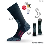 Ponožky Lasting TXC 30% Merino - zimní treking - černé Velikost: S