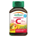 JAMIESON Vitamin C 500mg tropické ovoce 120 cucacích tablet