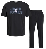 Jack&Jones Pánské pyžamo JACULA Standard Fit 12254994 Black S