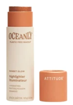 ATTITUDE Oceanly Tuhý krémový rozjasňovač - Sunset Glow 8.5 g