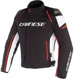 Dainese Racing 3 D-Dry Black/White/Fluo Red 62 Textilná bunda