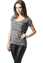 Women's T-shirt Burnout dark grey