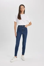 DEFACTO Anna Skinny Fit High Waist Slim Leg Long Jean Trousers