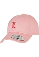 Letter Pink Low Profile Cap L