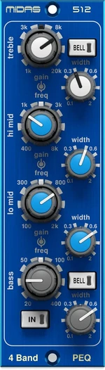 Midas Parametric Equaliser 512 V2 Égaliseur