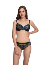 Dagi Women's Navy Blue Underwired Bikini Set