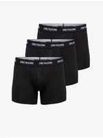 Set of three black boxer shorts ONLY & SONS Fitz