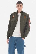 Bomber bunda Alpha Industries Falcon II 156109 257 zelená barva, přechodná, 156109.257-green