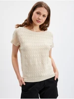 Orsay Beige Womens Beige Sweater T-Shirt - Women