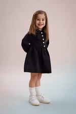 DEFACTO Baby Girl Long Sleeve Jean Dress