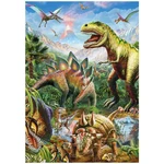 Dino Puzzle neónové Svet dinosaurov 100 XL dielikov