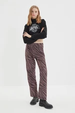 Trendyol Brown Basic Trousers