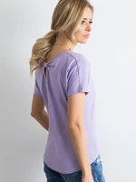 Women's purple T-shirt