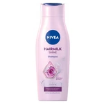 Nivea Pečující šampon s mléčnými a hedvábnými proteiny na unavené vlasy bez lesku Hairmilk Shine (Care Shampoo) 400 ml