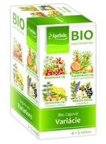 APOTHEKE Bio Čajové variácie  (4 druhy) vrecúška 20 ks