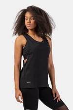 Dámské tílko Nebbia  Sleeveless Loose Cross Back Tank Top "Feeling Good" Black S