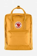 Ruksak Fjallraven Kanken F23510.160-160, žltá farba, veľký, s nášivkou