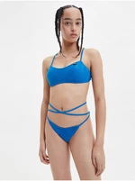 Blue Womens Ribbed Swimwear Bottoms Calvin Klein Underwear - Women
