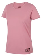 Husky Tee Base L M, pink Dámské bavlněné triko