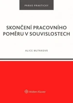 Skončení pracovního poměru v souvislostech - Mlýnková Alice