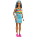 Mattel Barbie modelka Sukne a top s dúhou