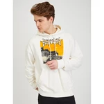 Cream Mens Hoodie Diesel - Men