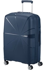American Tourister Skořepinový cestovní kufr StarVibe M EXP 70/77 l - tmavě modrá