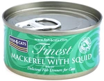 FISH4CATS Konzerva pro kočky Finest makrela s olihní 70 g