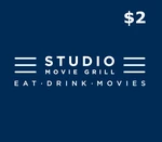 Studio Movie Grill $2 Gift Card US