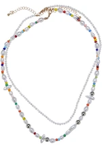 Various Mother-of-Pearl Layering of the Necklace 2-Pack multicolor