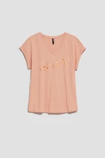 WOMEN'S T-SHIRT L-TS-4036 D.Pink