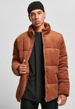 Caramel boxed corduroy jacket