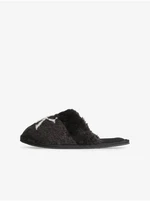 Black women's slippers made of artificial fur Calvin Klein Jeans - Women's