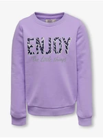 Light purple girl's sweatshirt ONLY Lena - Girls