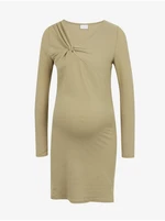 Beige Maternity Sheath Dress Mama.licious Viola - Women