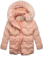 Steppjacke für Mädchen mit Handtasche Rosa