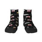 Georgia Flag Mao Men's Crew Socks Unisex Fashion Georgian Proud Patriotic Spring Summer Autumn Winter Dress Socks