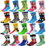 2023 Funny Socks Hot Selling High Quality Anime Socks Men's Women's Funny Socks Personality Fashion Men's Socks Cartoon Socks