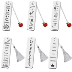 2023 Stainless Steel Bookmark Graduation Season Gift Gift Teacher's Day Commemorative Tree Leaf Pendant