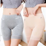 Safety Short Pants Hot High Waist Safety Elastic Shorts Under Skirt With Pockets Female Push Up Thin Lace Safety Shorts