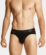 Men's sports briefs made of Pima cotton ATLANTIC - black