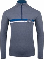 Kjus K Midlayer Half-Zip Atlanta Blue Melange/Atlanta Blue 50 Felpa