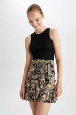 DEFACTO Regular Fit Cotton Skirt